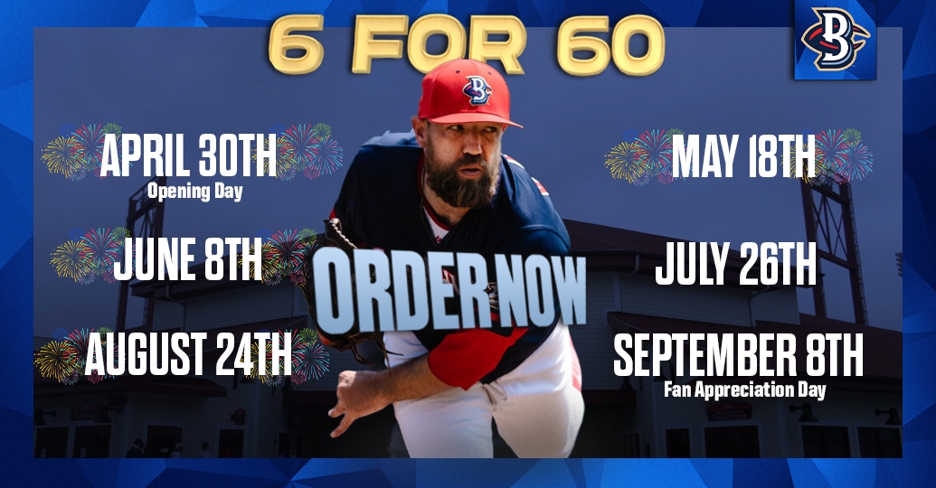 New 6 For $60 Ticket Package!